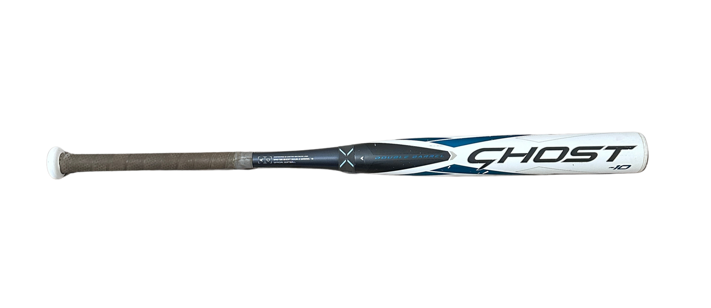 Used 2023 Easton Ghost Double Barrel Fastpitch Softball Bat | USSSS | Drop -10, 32"/22oz | FP23GH10