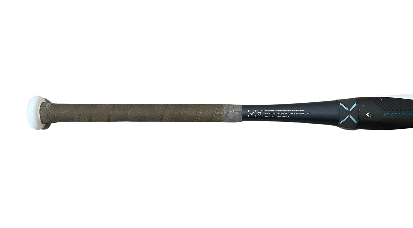 Used 2023 Easton Ghost Double Barrel Fastpitch Softball Bat | USSSS | Drop -10, 32"/22oz | FP23GH10