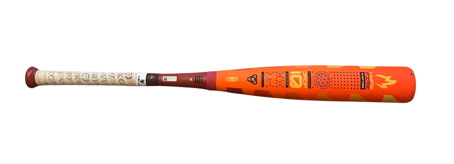 Used 2025 Easton Hype Fire | USSSA Baseball Bat | Drop (-10) 29" 19 oz