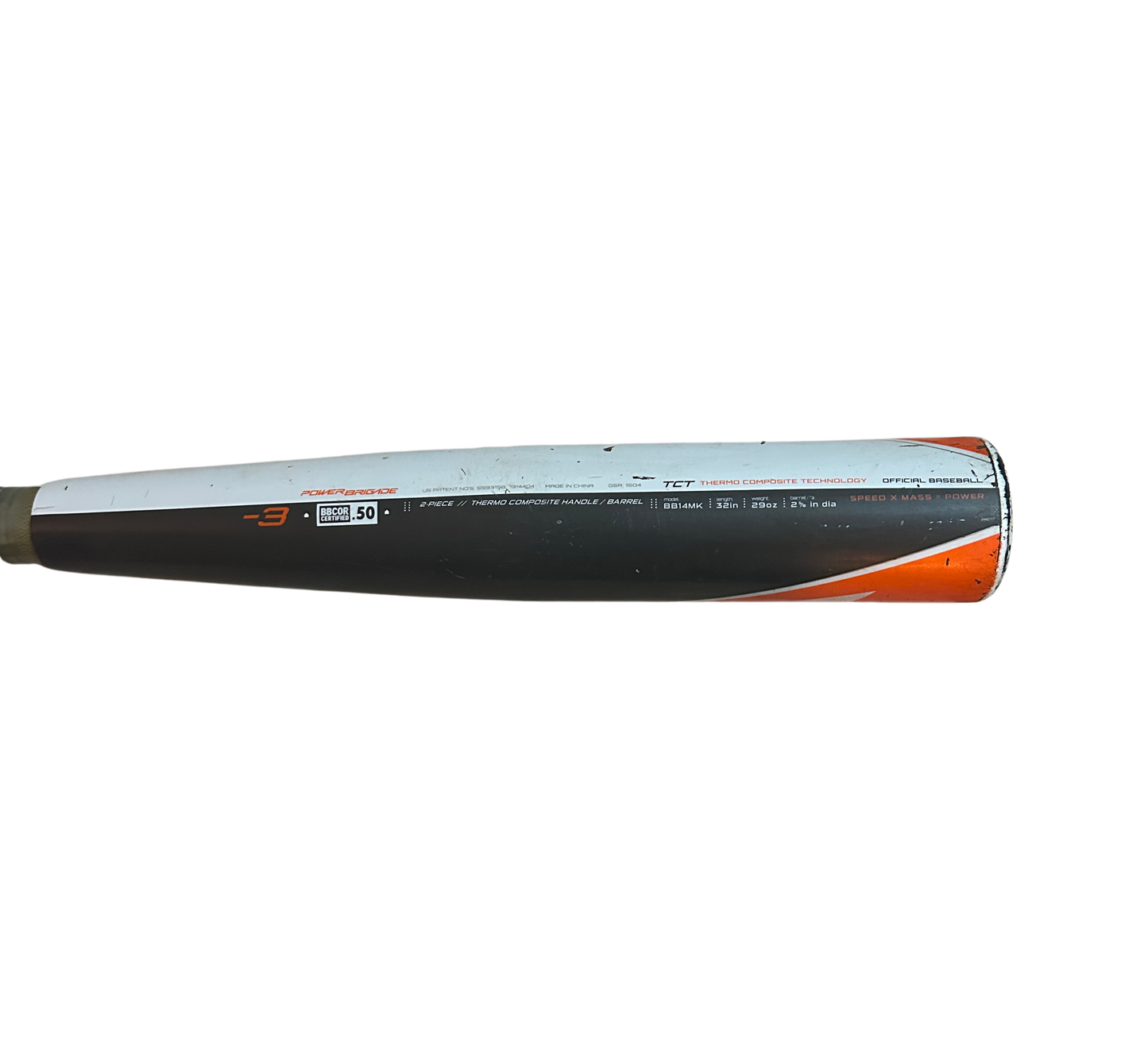 Used 2014 Easton Mako Two-Piece Composite Bat | BBCOR | Drop -3 32in/29oz | BB14MK