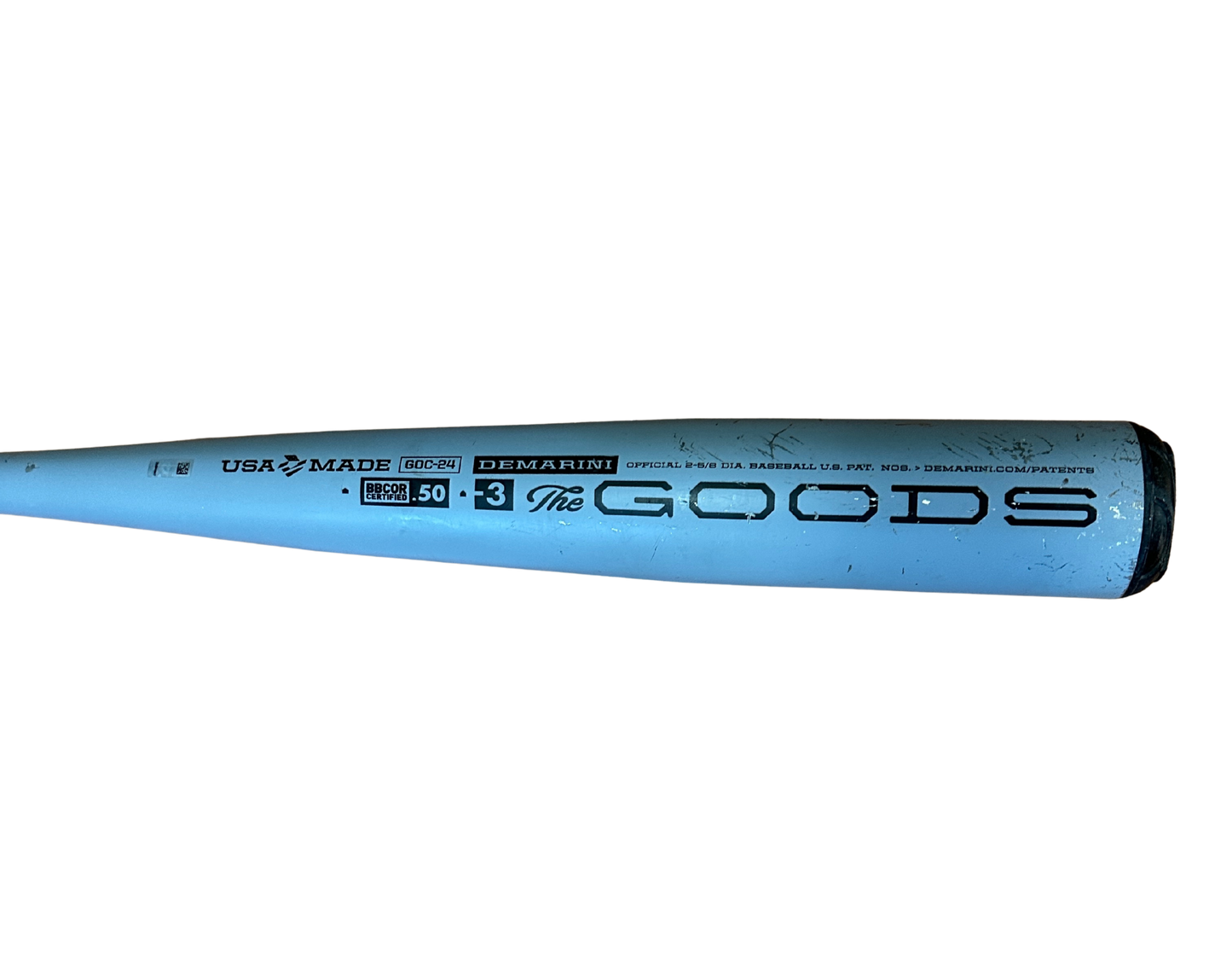 Used 2024 DeMarini The Goods One-Piece Baseball Bat | BBCOR | Drop -3, 32in/29oz | GOC-24