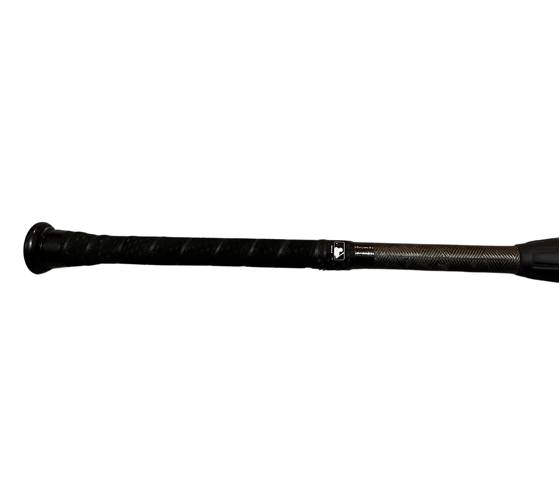 Used 2023 Rawlings Icon BBCOR Bat - 32”/29oz RBB313 Black/Gold Handle View Front