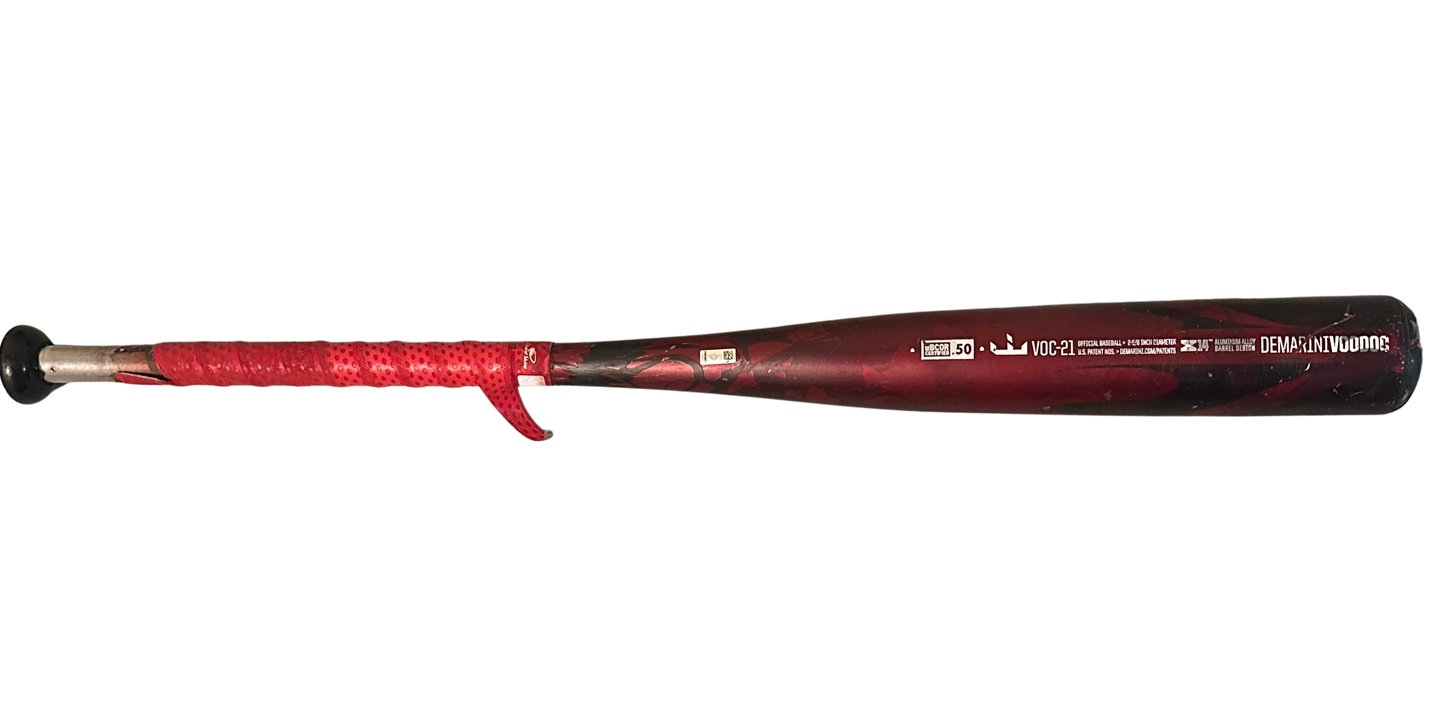 Used 2021 DeMarini VooDoo One-Piece Baseball Bat | BBCOR | Drop -3, 31”/28oz | VOC-21