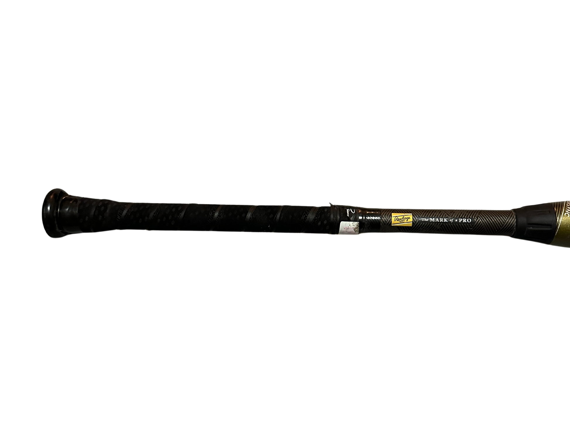 Used 2023 Rawlings Icon BBCOR Bat - 32”/29oz RBB313 Black/Gold Handle View Back