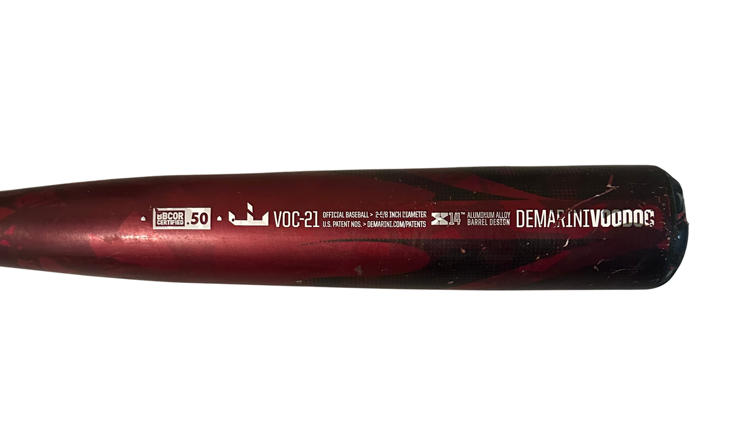 Used 2021 DeMarini VooDoo One-Piece Baseball Bat | BBCOR | Drop -3, 31”/28oz | VOC-21